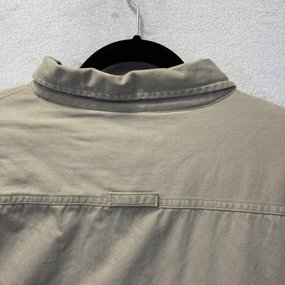 Levi's Sherpa Lined Shirt Jacket Shacket Mens 3XL Khaki Tan Workwear Classic - Picture 13 of 15